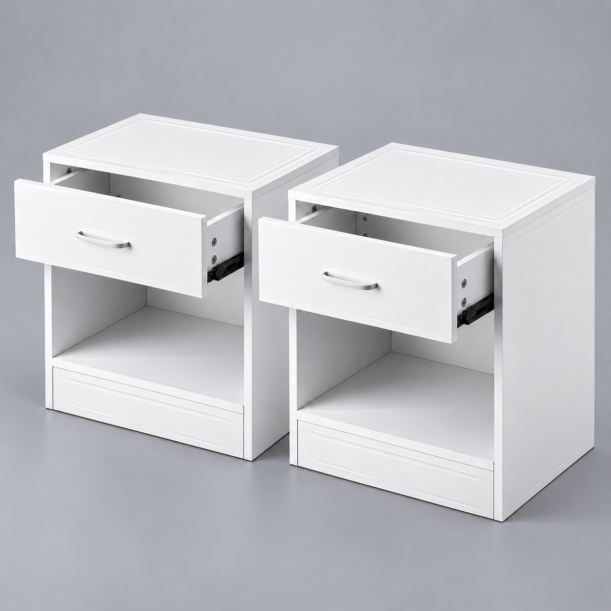2x Nightstand Set