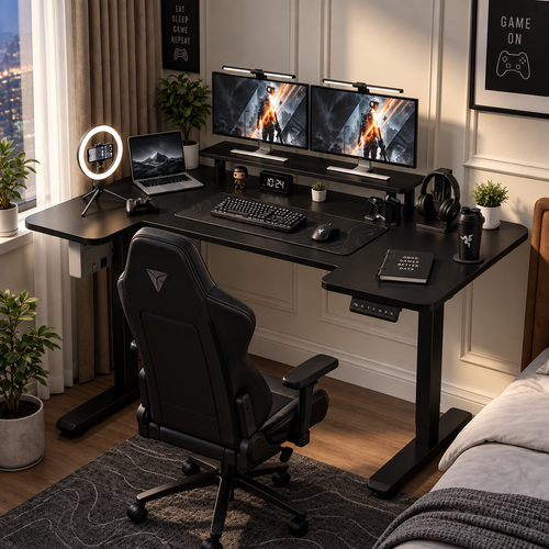Electric Adjustable Gaming Desk