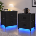 2x Nightstands Set