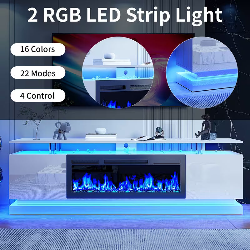 LED Fireplace TV Stand