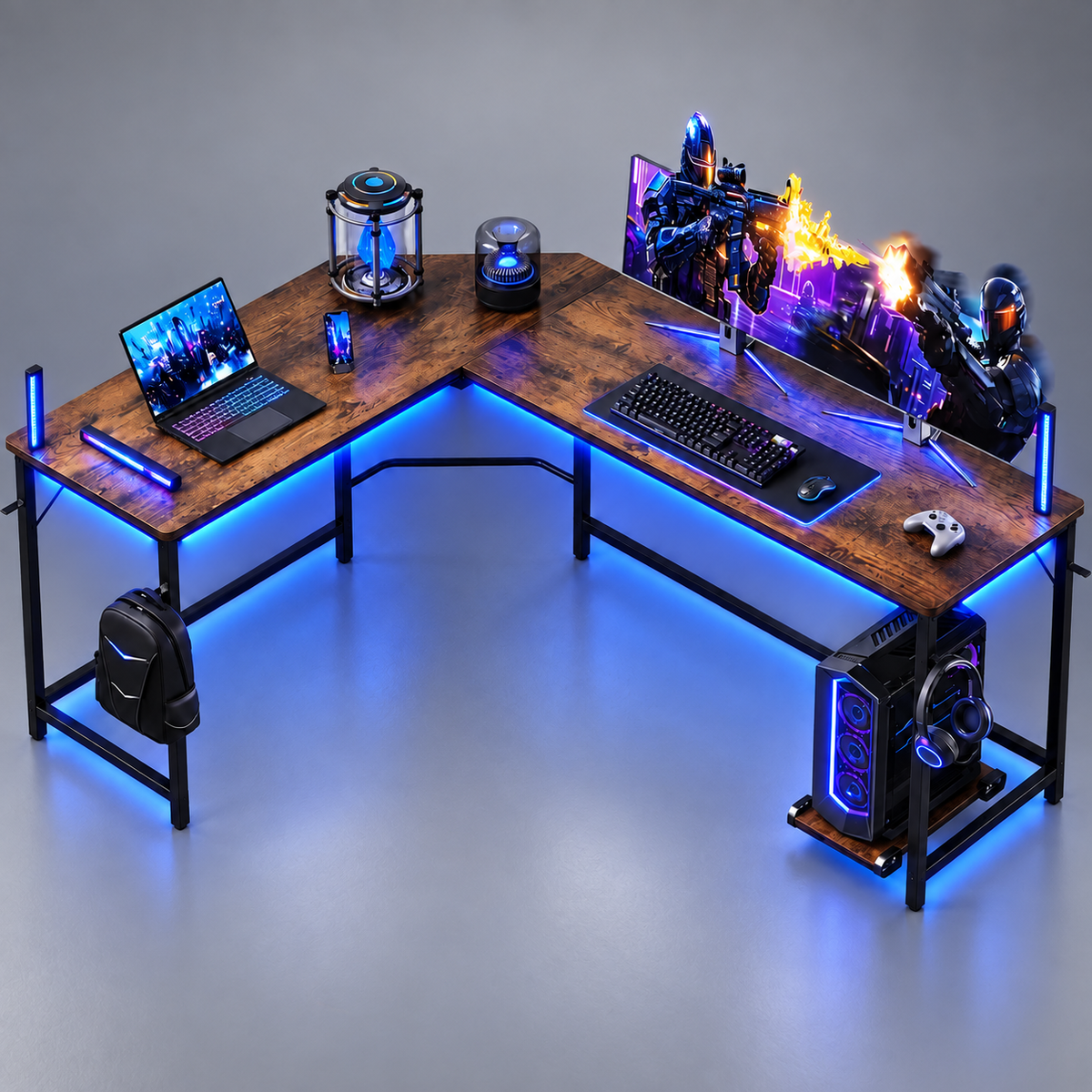 L Shaped Gaming Desk
