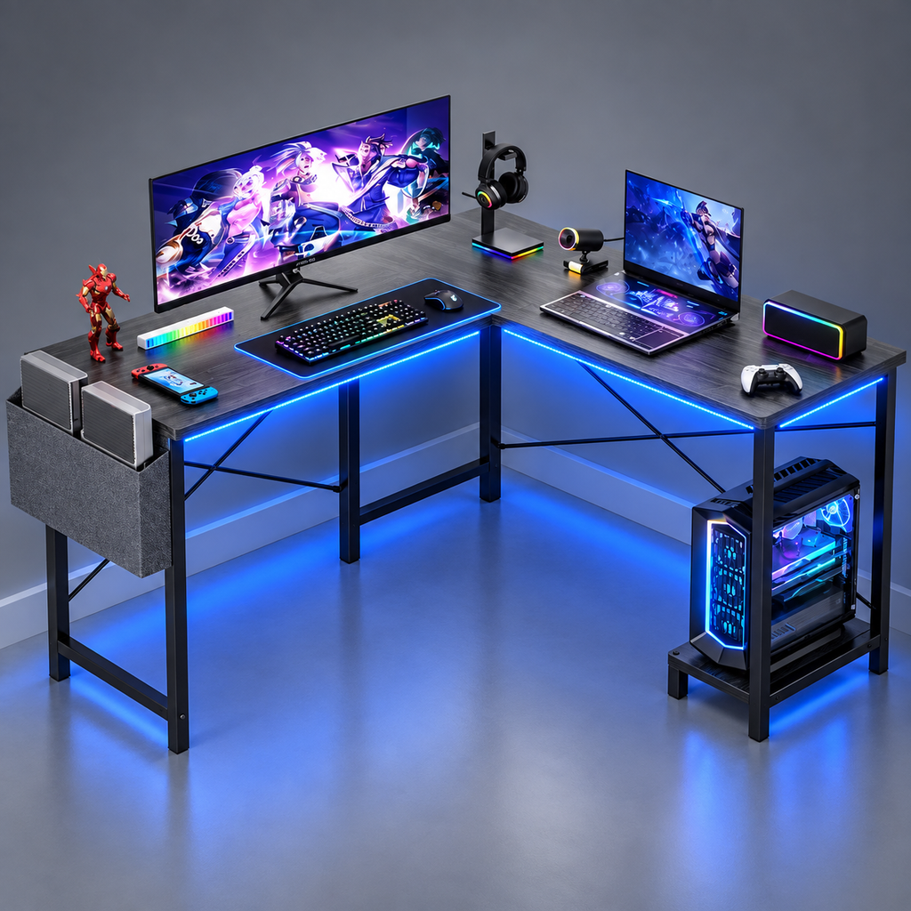 L Shaped Gaming Desk
