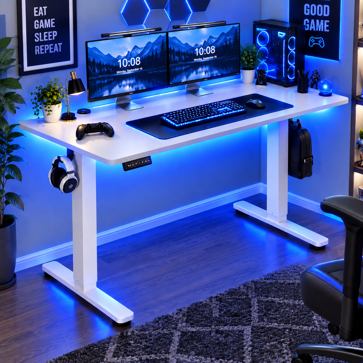 Electric Adjustable Gaming Desk